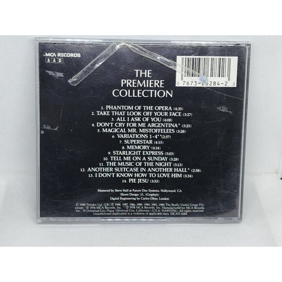 The Premiere Collection: The Best of Andrew Lloyd Webber Music CD – No Scratches - Picture 4 of 10